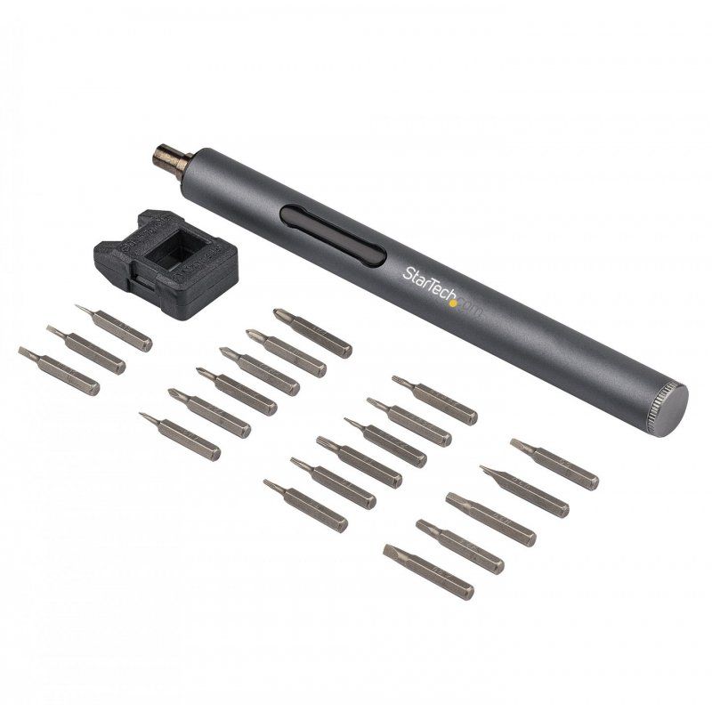 StarTech.com Tournevis de Précision Électrique - 20 Embouts - Mini Tournevis Magnétique sans Fil - Réparation Élect