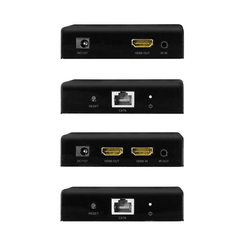 LogiLink HD0030 extension audio/video Émetteur et récepteur AV Noir