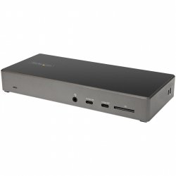 StarTech.com Dock USB-C - Station d'accueil USB Type C Triple Écrans 4K - Alimentation 100W - DP 1.4 Alt Mode & DSC, 2x