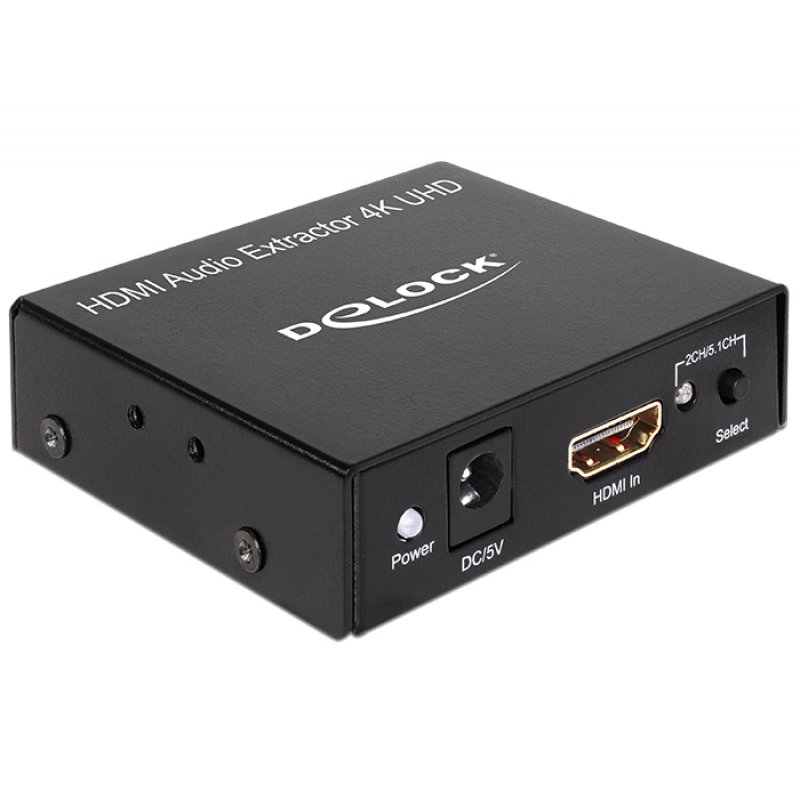 DeLOCK 62692 extension audio/video Récepteur AV Noir