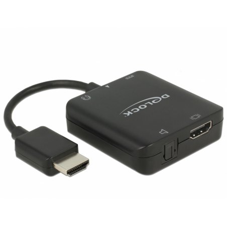 DeLOCK 63276 câble vidéo et adaptateur HDMI Type A (Standard) Noir
