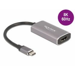 DeLOCK 62632 USB graphics adapter 7680 x 4320 pixels Grey