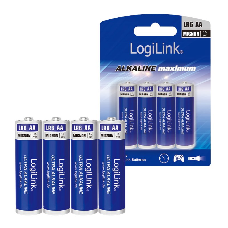 Logilink Battery Ultra Power AA Alkaline 4pcs.
