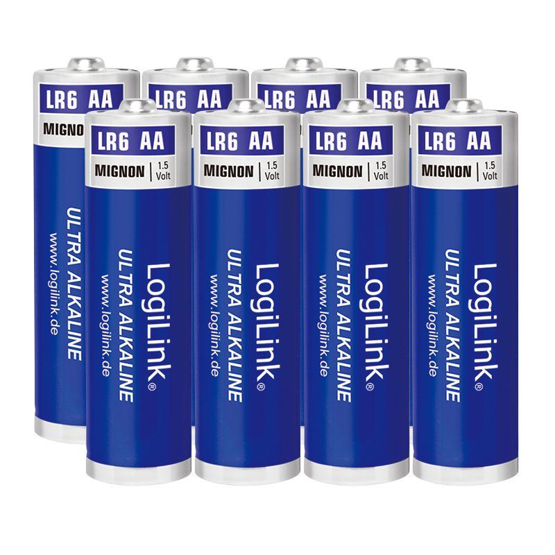 Logilink Battery Ultra Power AA Alkaline 8pcs.
