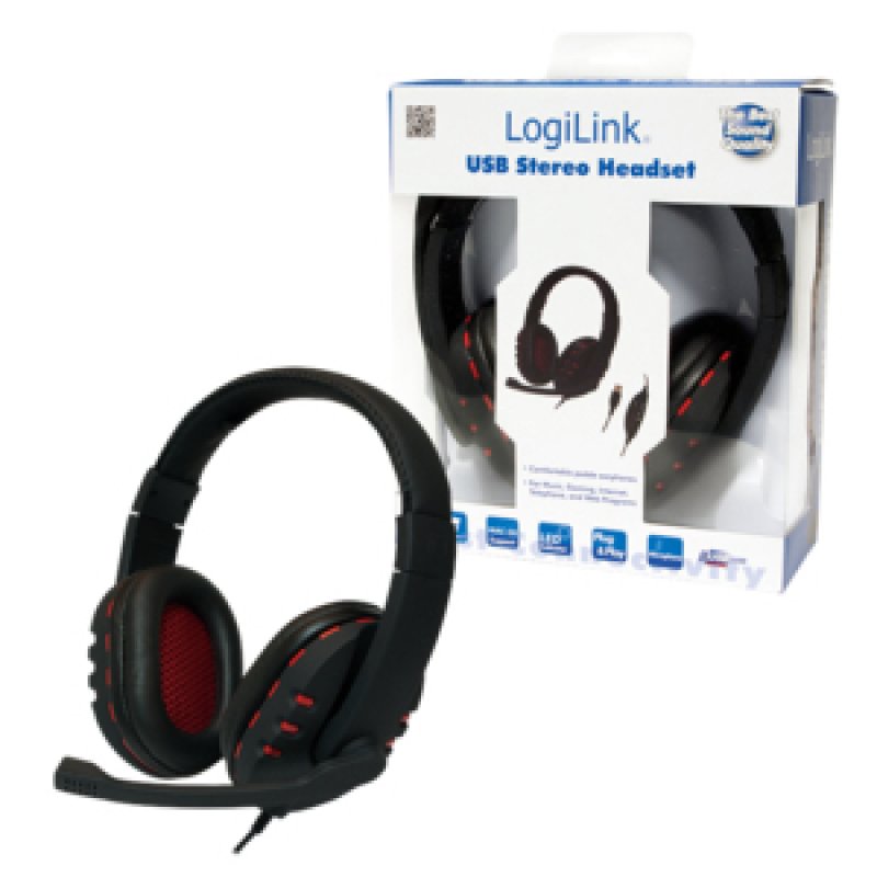 Headset Logilink "Stereo" with microphone