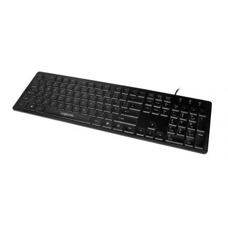 LogiLink ID0138 keyboard USB German Black