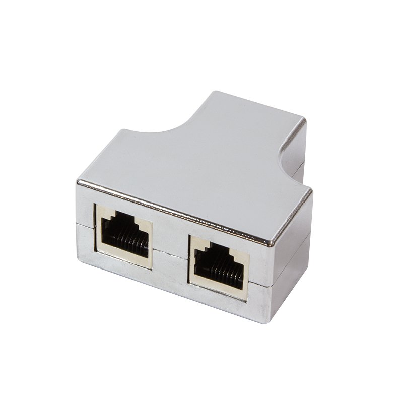 LogiLink MP0037 cable gender changer RJ-45 2 x RJ-45 Silver