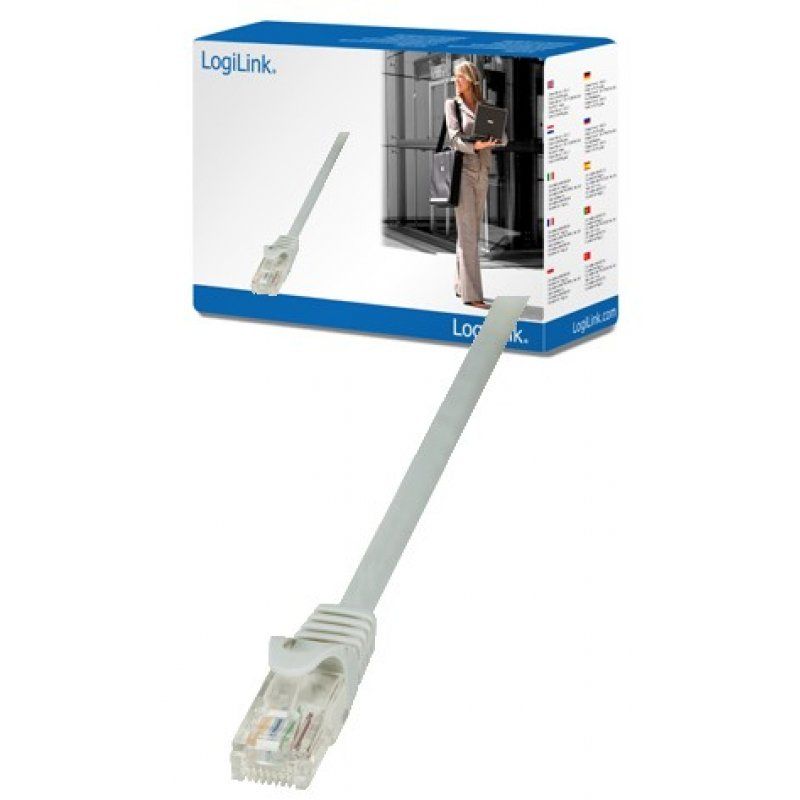 LogiLink 10m RJ45 CAT 5e networking cable Grey Cat5e U/UTP (UTP)