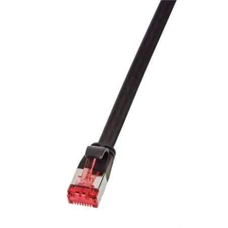 Cable Logilink Patch Cat6A Shielded 0,25m black