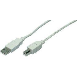 LogiLink 5m USB 2.0 câble USB USB A Mini-USB B Gris