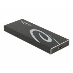 DeLOCK 42003 storage drive enclosure SSD enclosure Black M.2