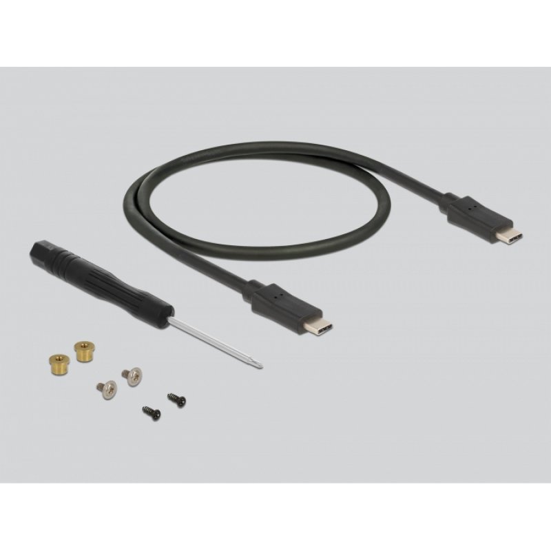Delock compatible - Speichergehäuse - M.2 Card / SATA 6Gb/s - USB 3.2 (Gen 2)