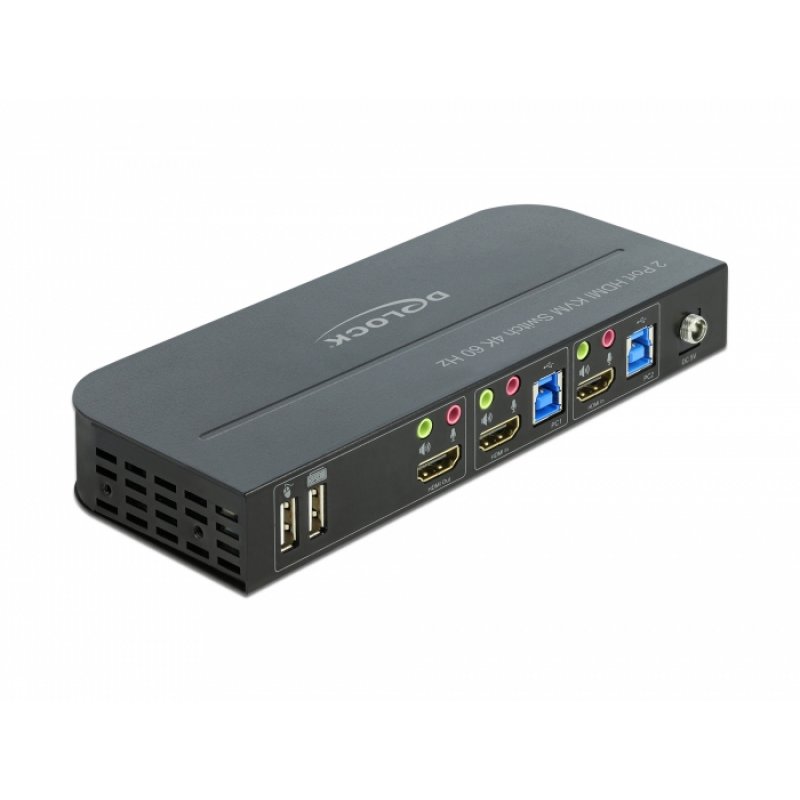 DeLOCK 11481 KVM switch Black