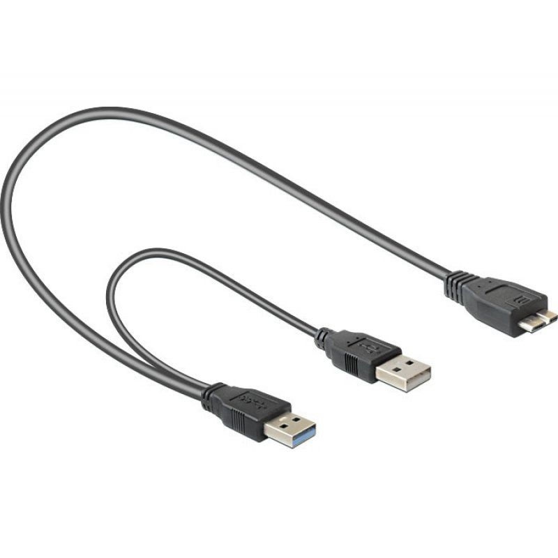 DeLOCK 82909 USB cable 0.2 m USB 3.2 Gen 1 (3.1 Gen 1) USB A Micro-USB B Grey