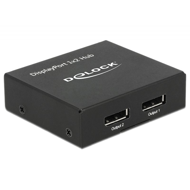 Delock compatible - Video-/Audio-Splitter - 2 Anschlüsse