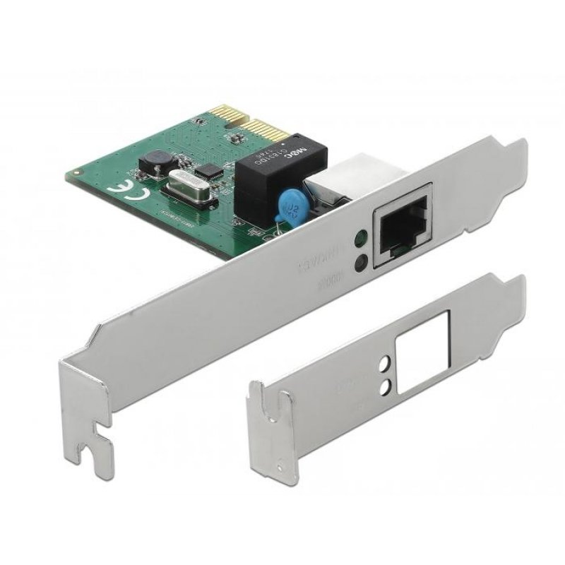 Delock compatible PCI Express Card  1 x Gigabit LAN - Netzwerkadapter - PCIe 1.1 - Gigabit Ethernet