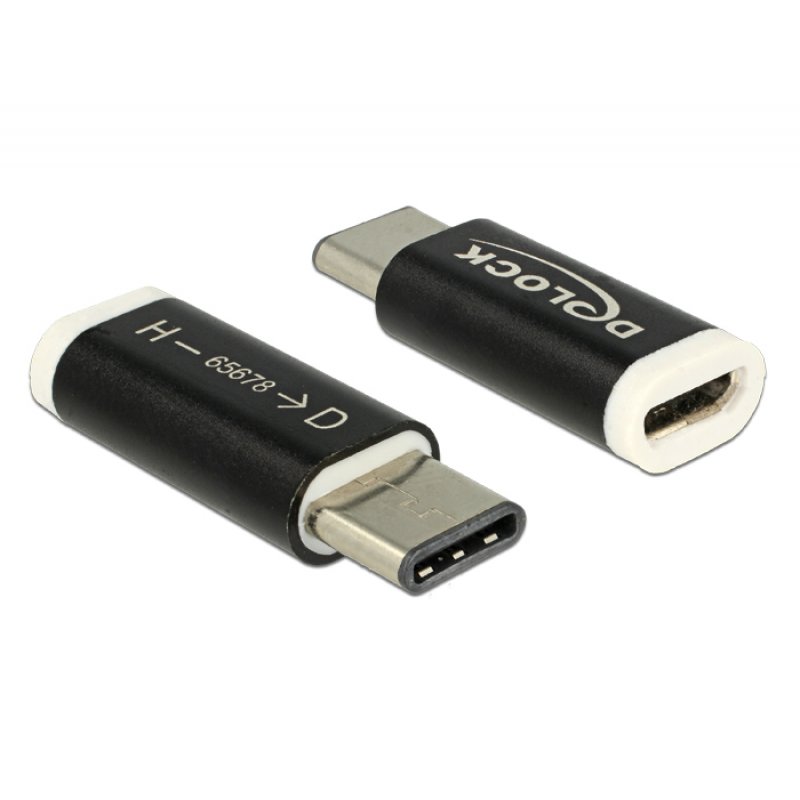 Delock compatible USB Typ-C-Adapter - USB-C bis Micro-USB Typ B