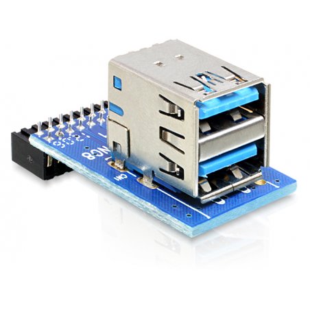 DeLOCK 41865 carte et adaptateur d'interfaces Interne USB 3.2 Gen 1 (3.1 Gen 1)