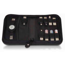 DeLOCK USB adapter kit 10 parts Black