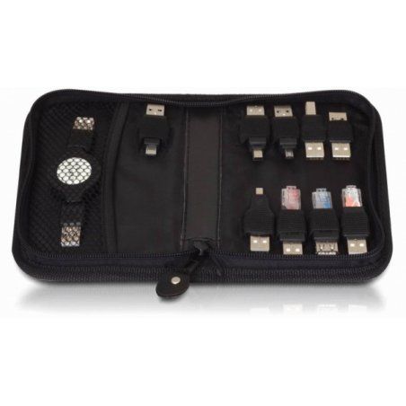 DeLOCK USB adapter kit 10 parts Noir