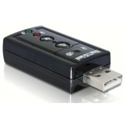 DeLOCK 61645 cable gender changer USB 2.0 2x 3.5 Black