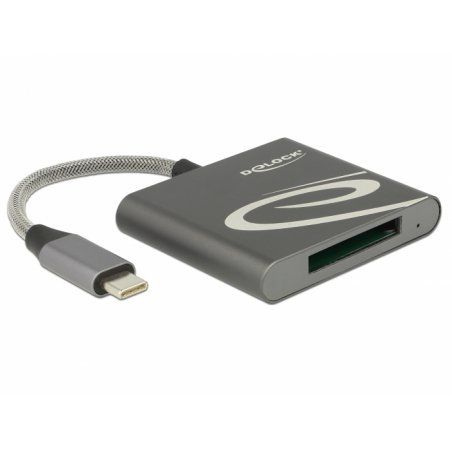 DeLOCK 91746 card reader USB 3.2 Gen 1 (3.1 Gen 1) Type-C Anthracite