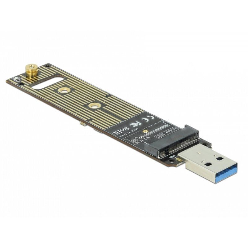 Delock compatible - Speicher-Controller - M.2 NVMe Card - USB 3.1 (Gen 2)