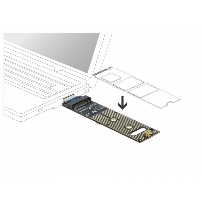 DeLOCK 64069 carte et adaptateur d'interfaces Interne M.2