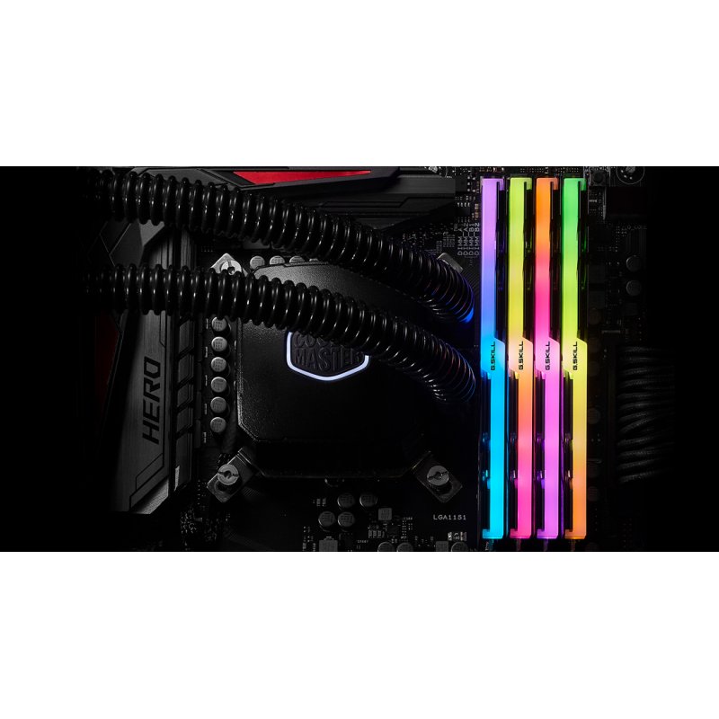 G.Skill Trident Z RGB F4-4000C18Q-128GTZR module de mémoire 128 Go 4 x 32 Go DDR4 4000 MHz