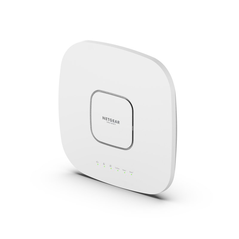 NETGEAR Insight Cloud Managed WiFi 6 AX6000 Tri-band Multi-Gig Access Point (WAX630) 6000 Mbit/s White Power over Ethern
