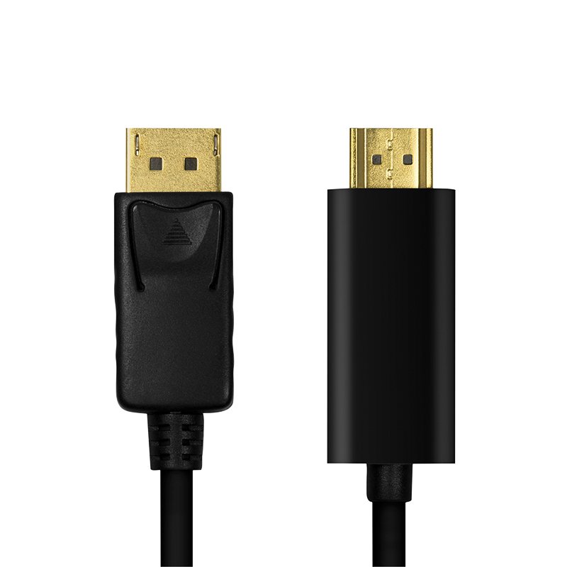 LogiLink CV0128 câble vidéo et adaptateur 3 m DisplayPort HDMI Type A (Standard) Noir