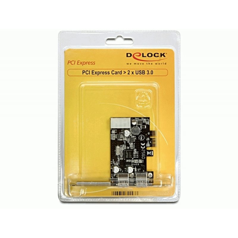 Delock compatible PCI Express card  2x USB 3.0 - USB-Adapter - PCIe - USB 3.0 x 2