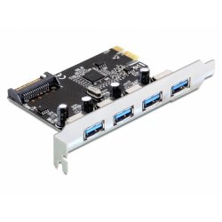 Delock compatible PCI Express Card  4 x USB 3.0 - USB-Adapter - PCIe 2.0 - USB 3.0 x 4