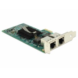 Delock compatible PCI Express Card  2 x Gigabit LAN - Netzwerkadapter - PCIe 2.0 - Gigabit Ethernet x 2