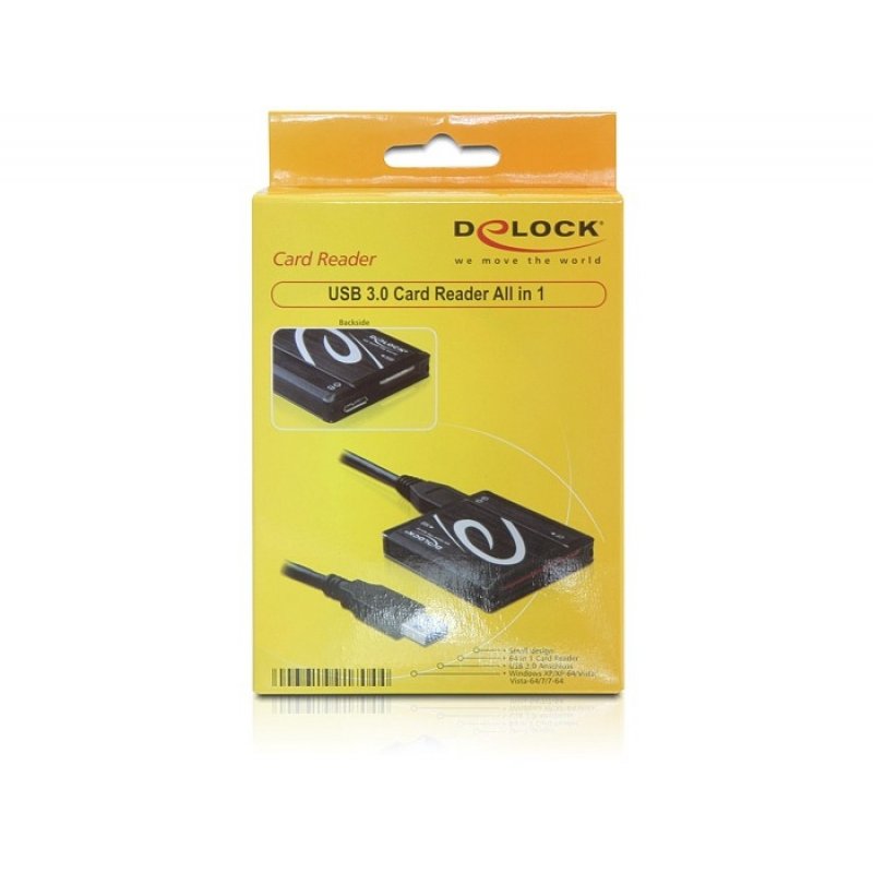 Delock compatible USB 3.0 Card Reader All in 1 - Kartenleser - USB 3.0