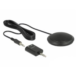 DeLOCK 65873 microphone Noir Microphone de table