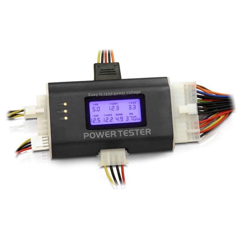 Delock compatible Power Tester ATX-Stromversorgungstester