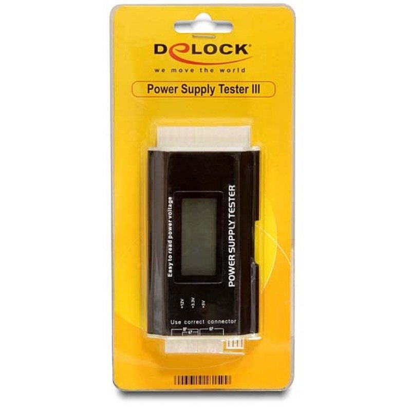 DeLOCK 18159 battery tester Black/White
