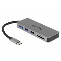 Delock compatible USB Type-C Docking Station for Mobile Devices - Dockingstation - USB-C - HDMI