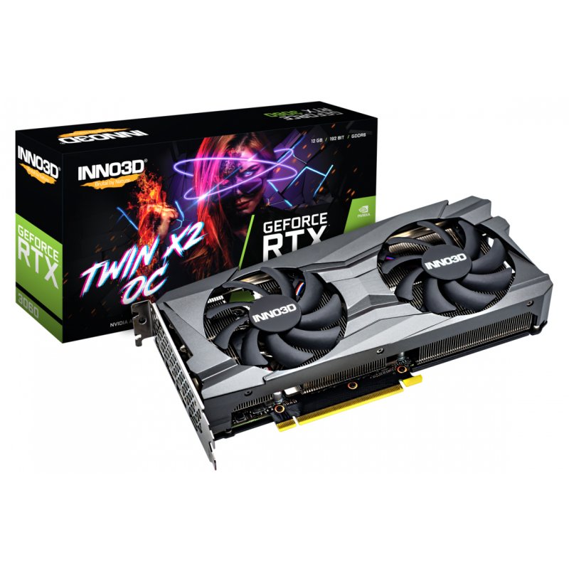 Inno3D GEFORCE RTX 3060 TWIN X2 OC NVIDIA 12 Go GDDR6