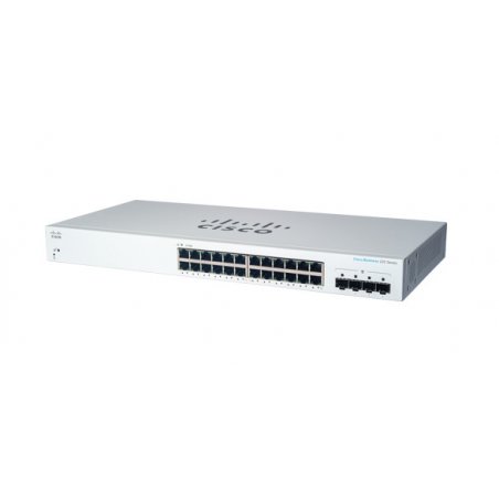 Cisco CBS220-24T-4G Managed L2 Gigabit Ethernet (10/100/1000) 1U White