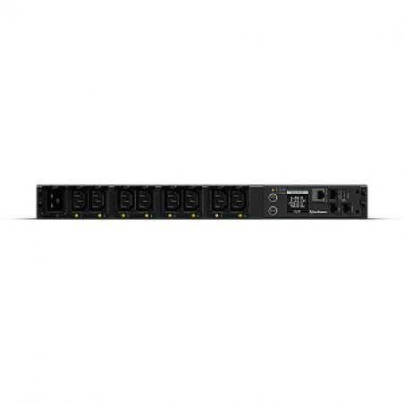CyberPower PDU41005 unité de distribution d'énergie 8 sortie(s) CA 1U Noir