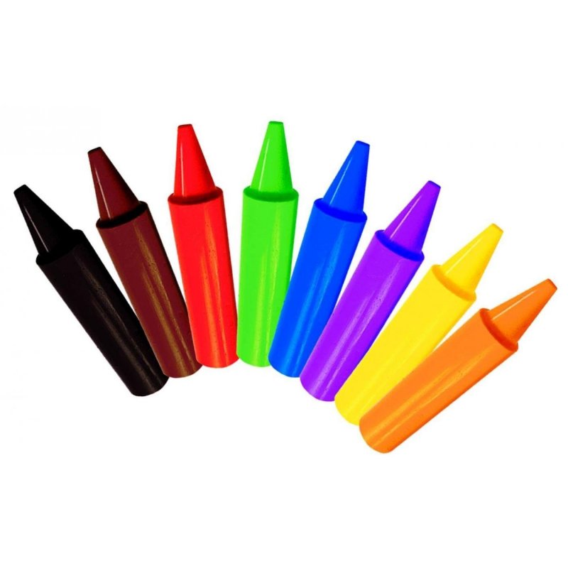 VIVID 24 "Maxi" Crayons À La Cire Boîte Plastique