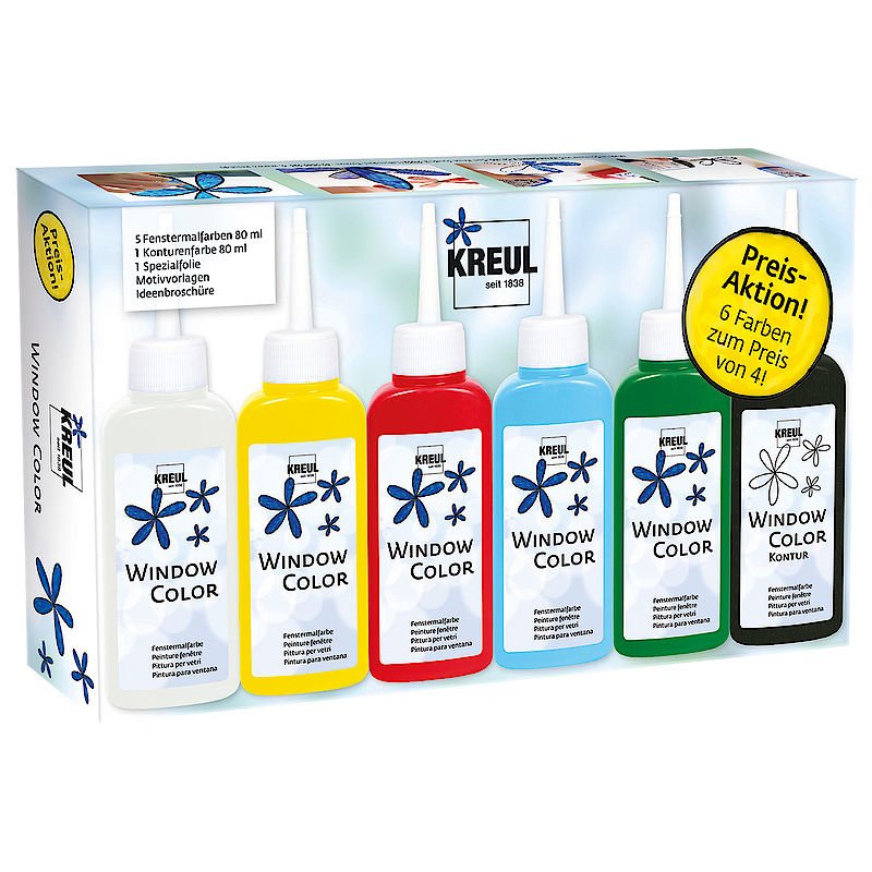 KREUL 42847 peinture pour loisir Peinture à l'eau 80 ml 5 pièce(s)