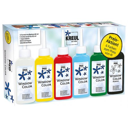 KREUL 42847 peinture pour loisir Peinture à l'eau 80 ml 5 pièce(s)