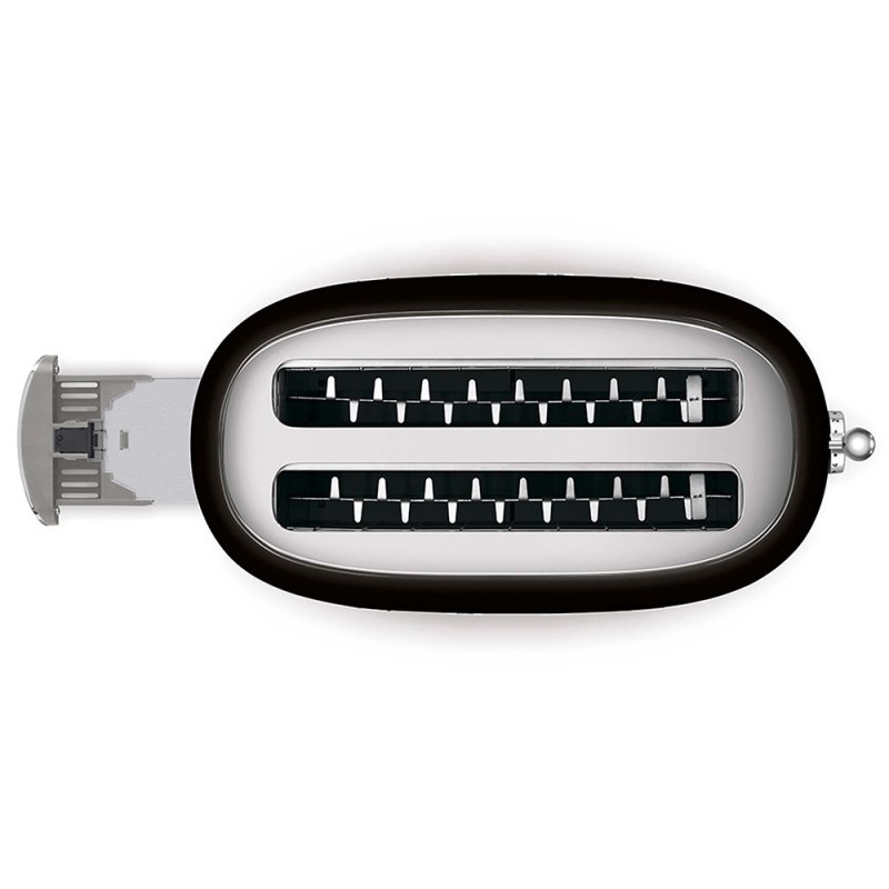 Smeg TSF02BLEU grille-pain 6 4 part(s) 1500 W Noir