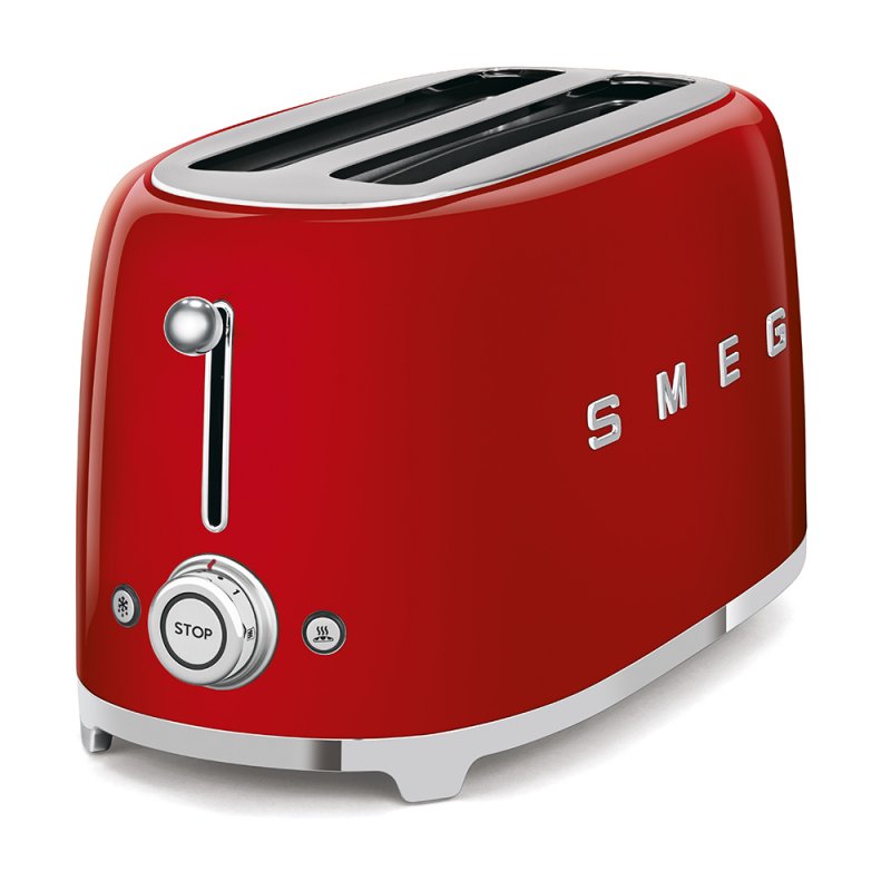 Smeg TSF02RDEU grille-pain 6 4 part(s) 1500 W Rouge