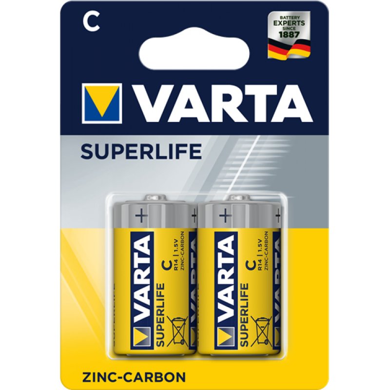 Varta Superlife C Batterie à usage unique Zinc-Carbone