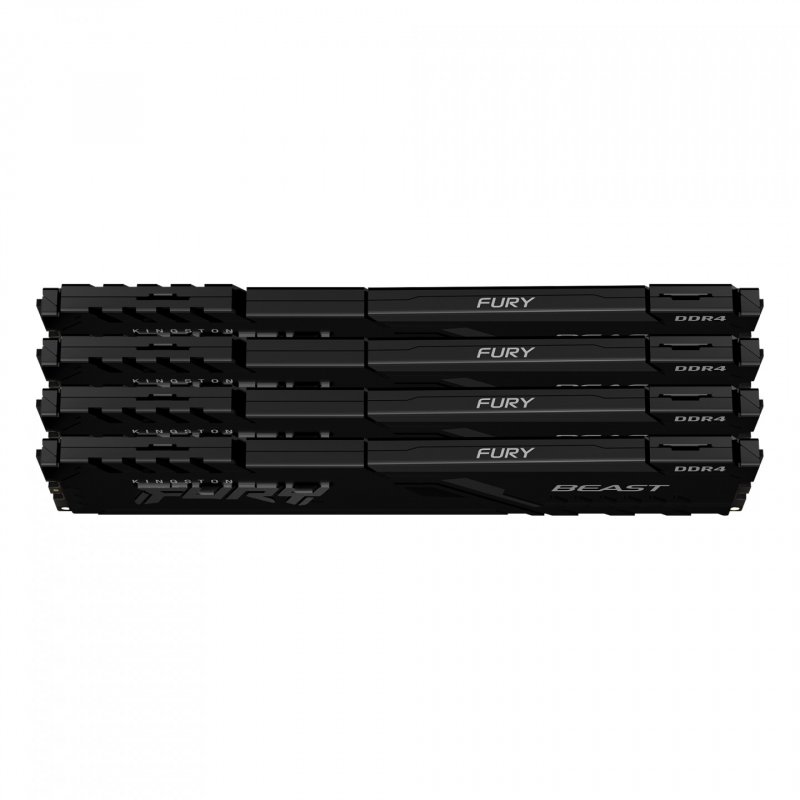 128GB DDR4-2666MHZ CL16 DIMM (KIT OF 4) FURY BEAST BLACK