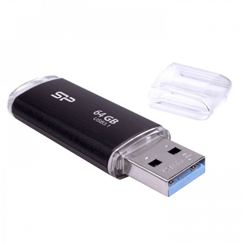 Silicon Power Blaze B02 lecteur USB flash 64 Go USB Type-A 3.2 Gen 1 (3.1 Gen 1) Noir